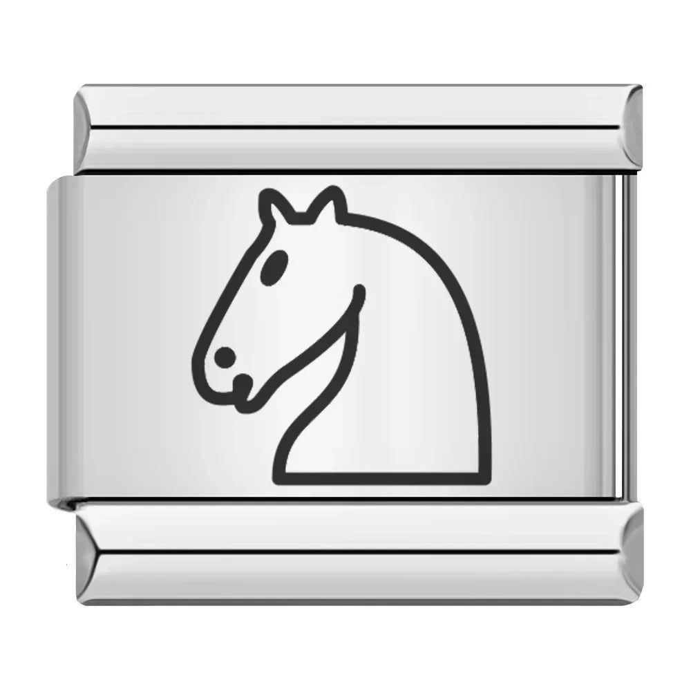 Flat Italian Charm - Chess, Games and Messages Collection (Girl Power)