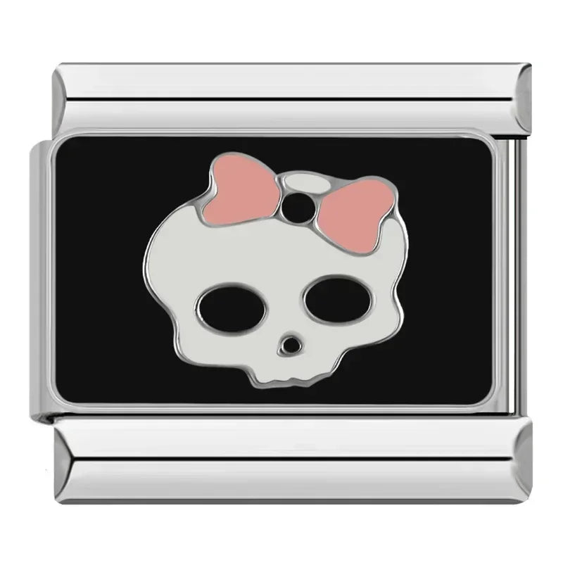 Charm Italiano Plano - Colección Halloween (Calabaza, Fantasma, Bruja)