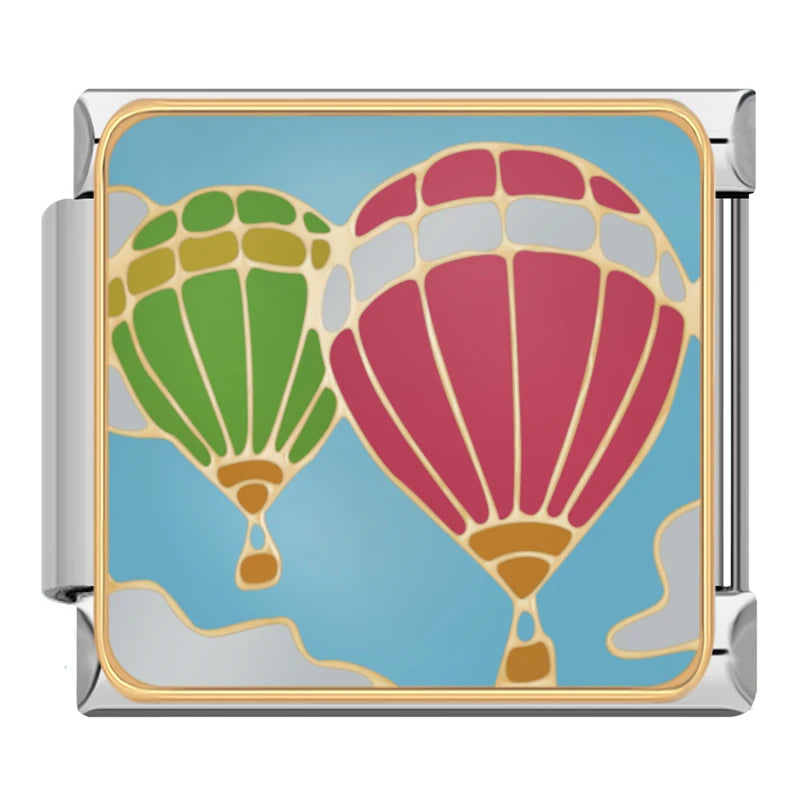 Charm Italiano Plano - Colección Paisajes y Aventura (Montaña, Playa, Surfing)