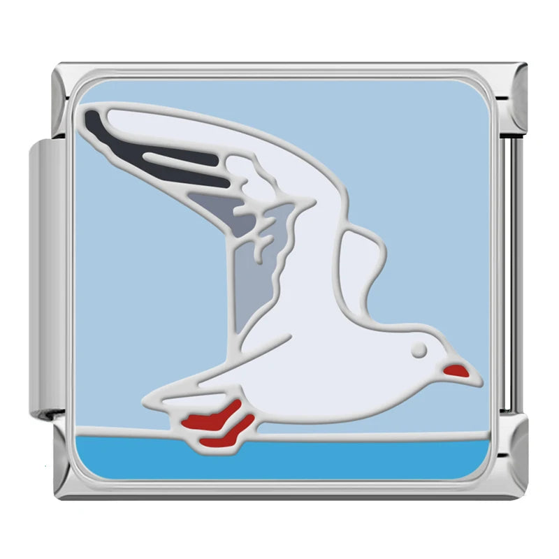 Charm Italiano Plano - Colección Aves y Vuelo (Fauna Aérea)