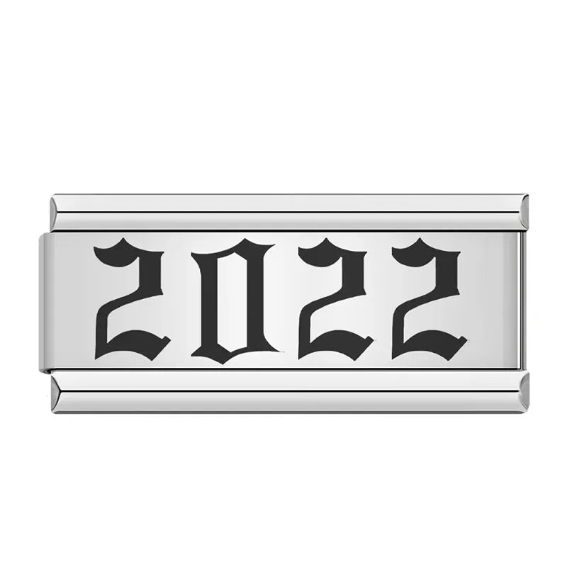 Charm Italiano Plano - Colección Años Memorables (Tu Fecha Especial)