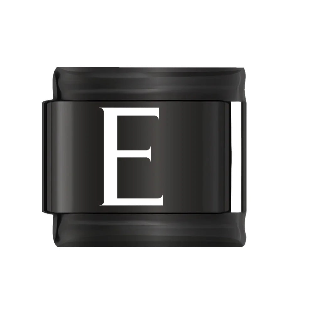 Charm Italiano Plano - Colección "Black Edition" (Letras Blancas y Símbolos)