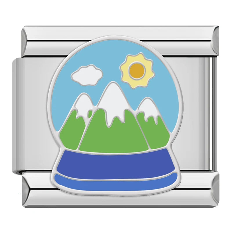 Charm Italiano Plano - Colección Autoestima y "Good Vibes" (Mensajes Positivos)