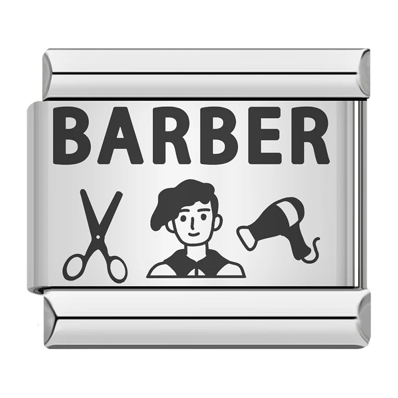 Charm Italiano Plano - Colección Orgullo Profesional (Doctor, Abogado, Profesor)