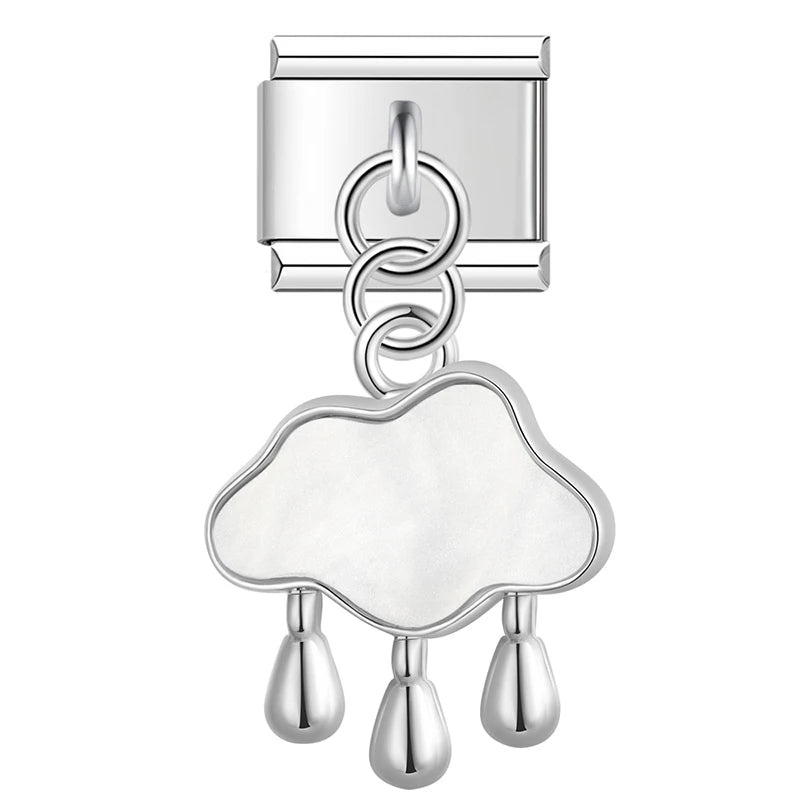 Charm Italiano Colgante - Colección Sueños Pastel (Mariposa, Nube, Estrella)