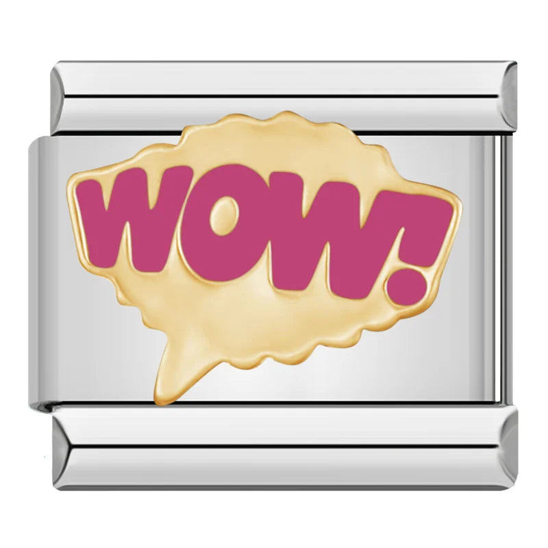 Charm Italiano Plano - Colección Mensajes con Actitud (Graffiti y Pop)