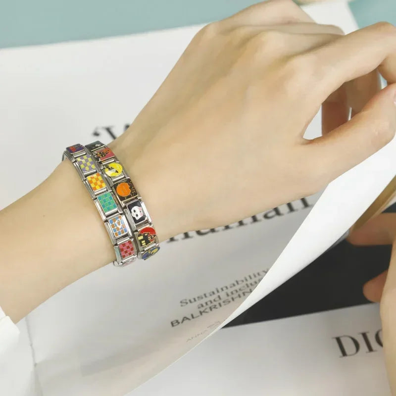 Charm Italiano Plano - Colección Halloween (Calabaza, Fantasma, Bruja)