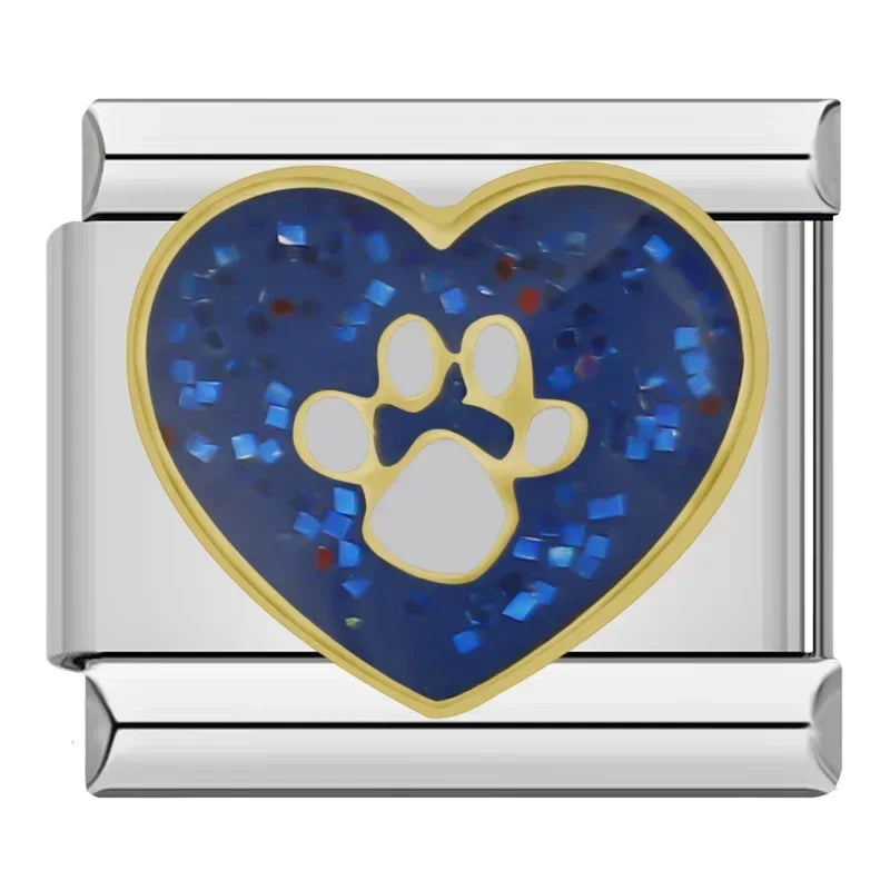 Charm Italiano Plano - Colección Sentimientos (Mascotas, Amistad y Familia)