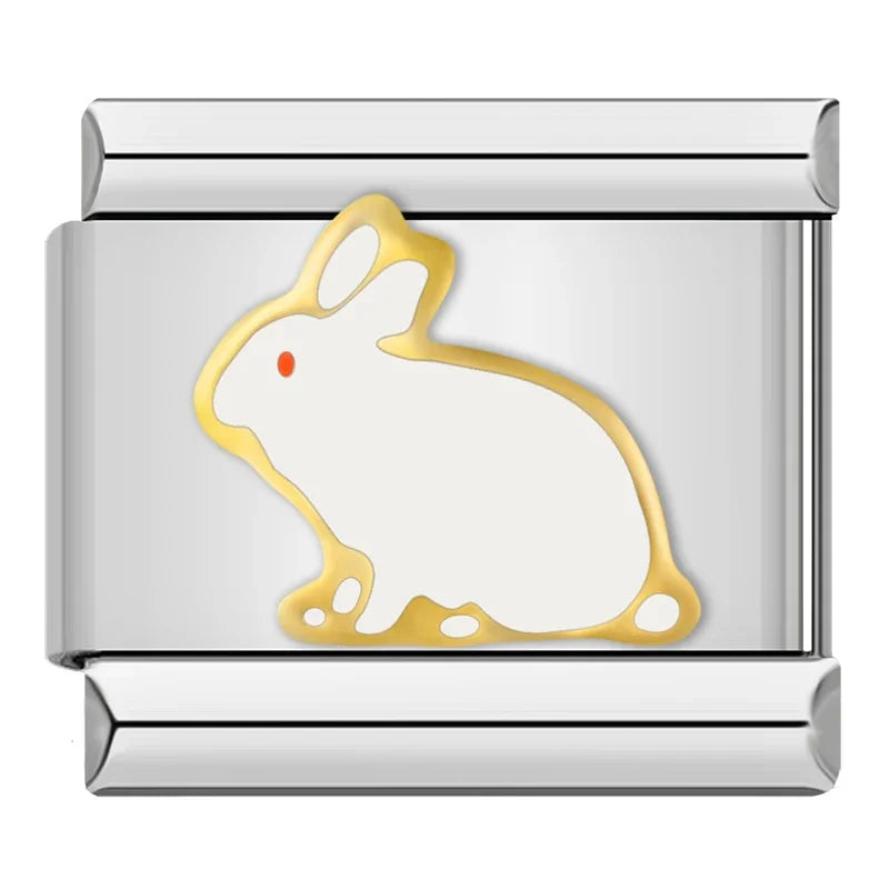 Charm Italiano Plano - Colección Tótems Animales (Unicornio, Fauna y Mascotas)