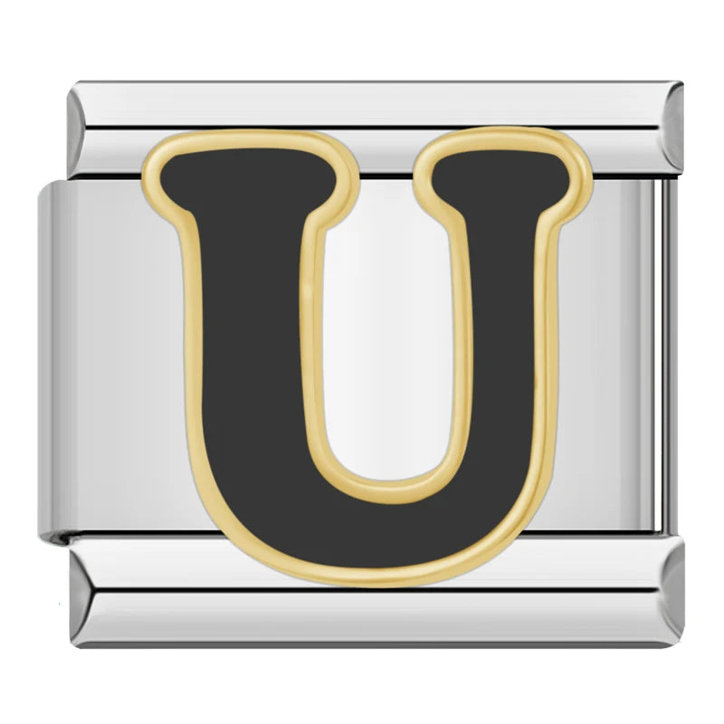 Charm Italiano Plano - Colección Amor Simple (Flores, Corazones y "I Love U")