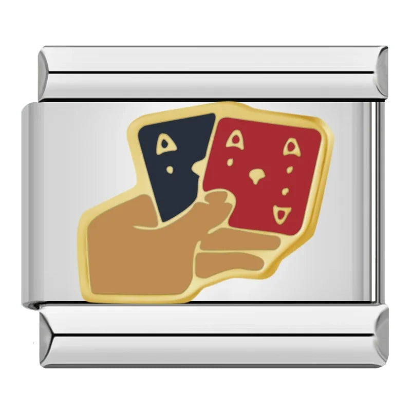 Charm Italiano Plano - Colección Aficiones y Celebración (Fútbol, Teatro, Brindis)