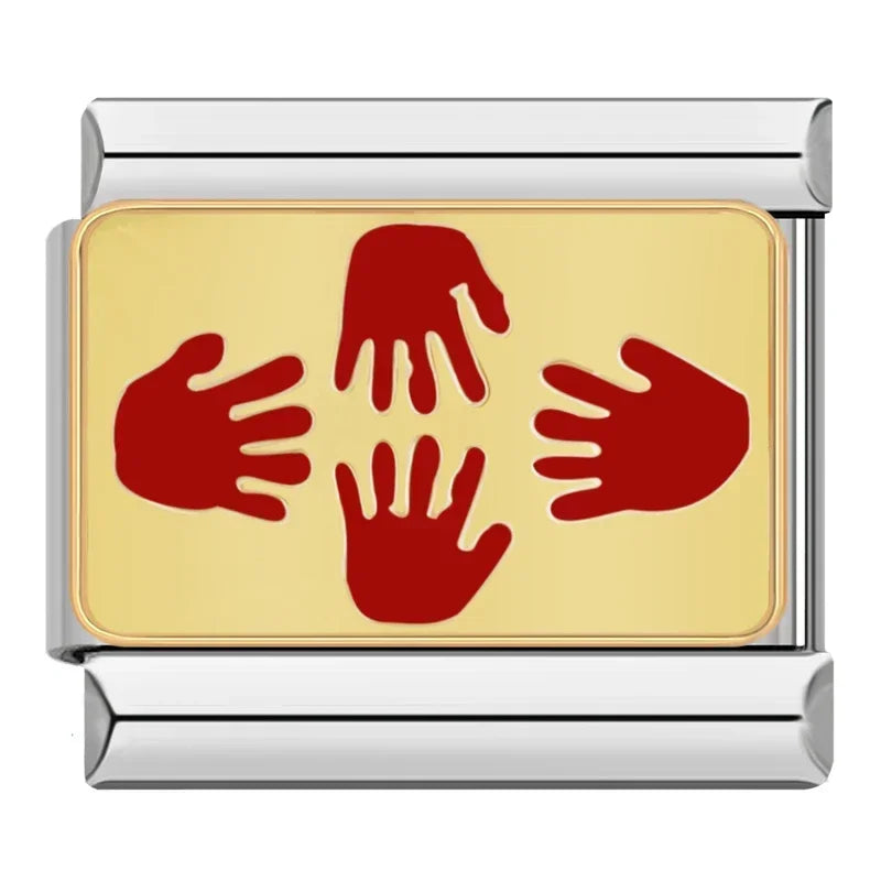 Charm Italiano Plano - Colección Halloween y Gatos "Spooky" (Humor Negro)