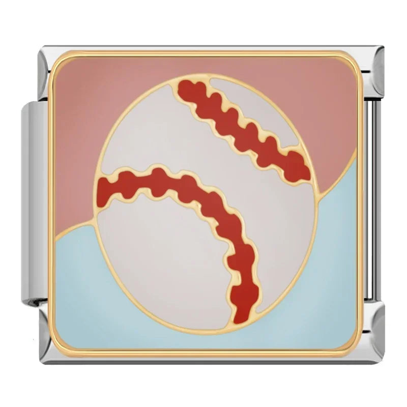 Charmant italien plat - Collection École et Baseball (Enseignants et Sports)