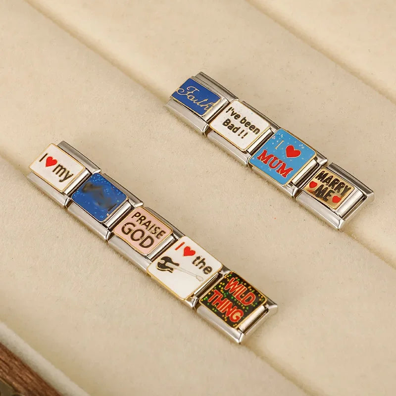 Charm Italiano Plano - Colección Declaraciones (Fe, Música, Amor y Rebeldía)