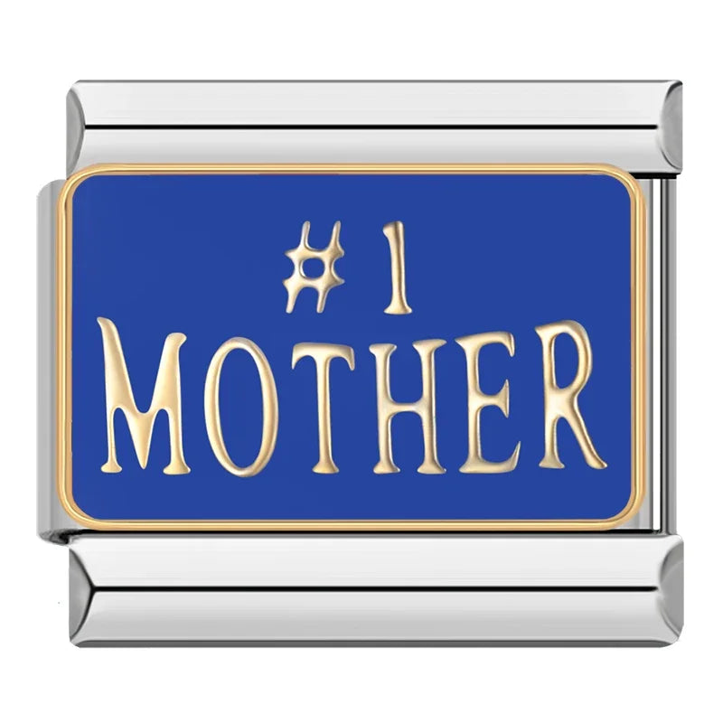 Charm Italiano Plano - Colección Familia y Declaraciones (Madre, Hijos, Hermanos)