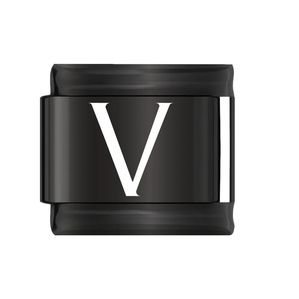 Charm Italiano Plano - Colección "Black Edition" (Letras Blancas y Símbolos)