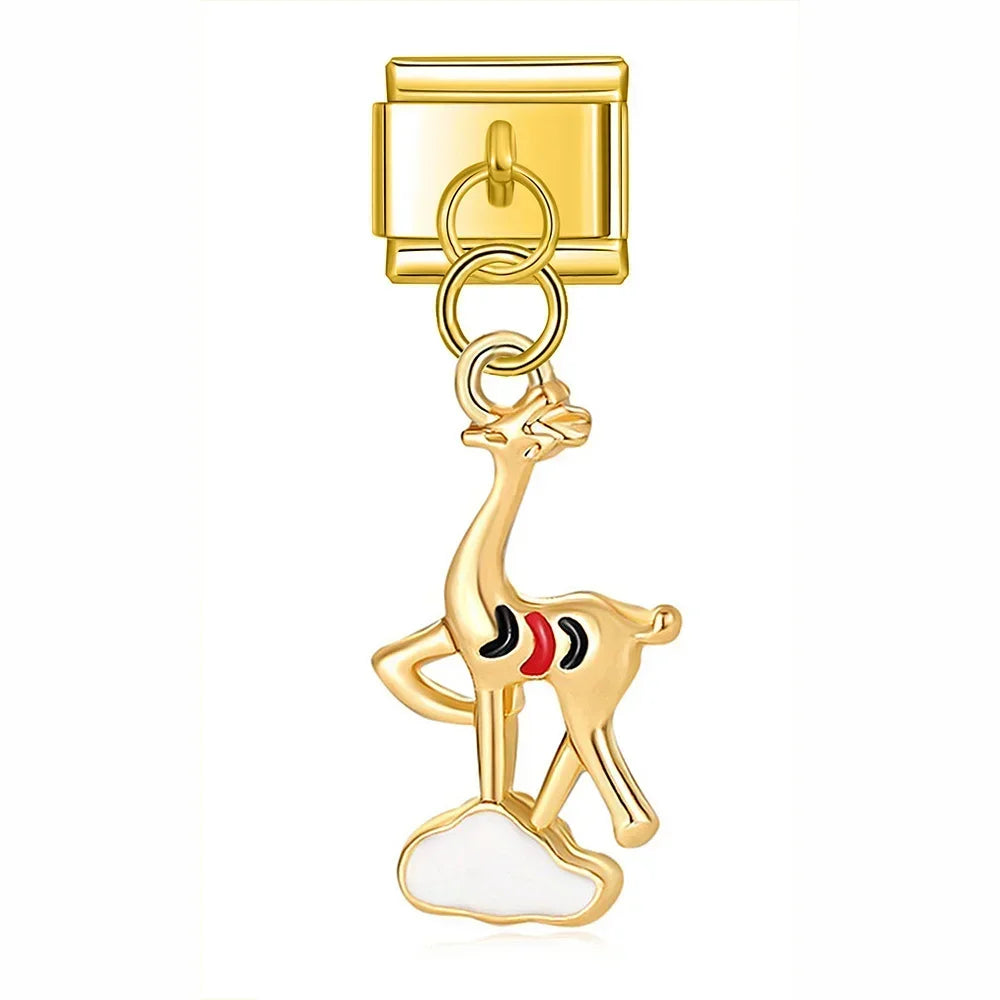 Charm Italiano Colgante - Colección Fiesta Navideña (Papá Noel, Árbol, Reno)