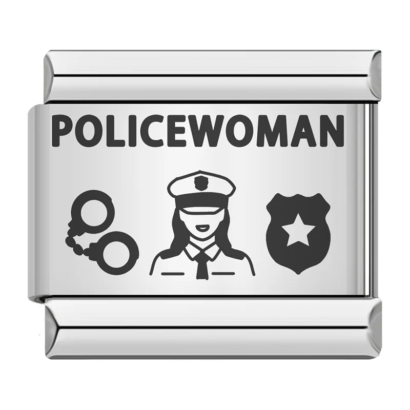 Charm Italiano Plano - Colección Profesiones "Girl Boss" (Enfermera, Influencer, Veterinaria)