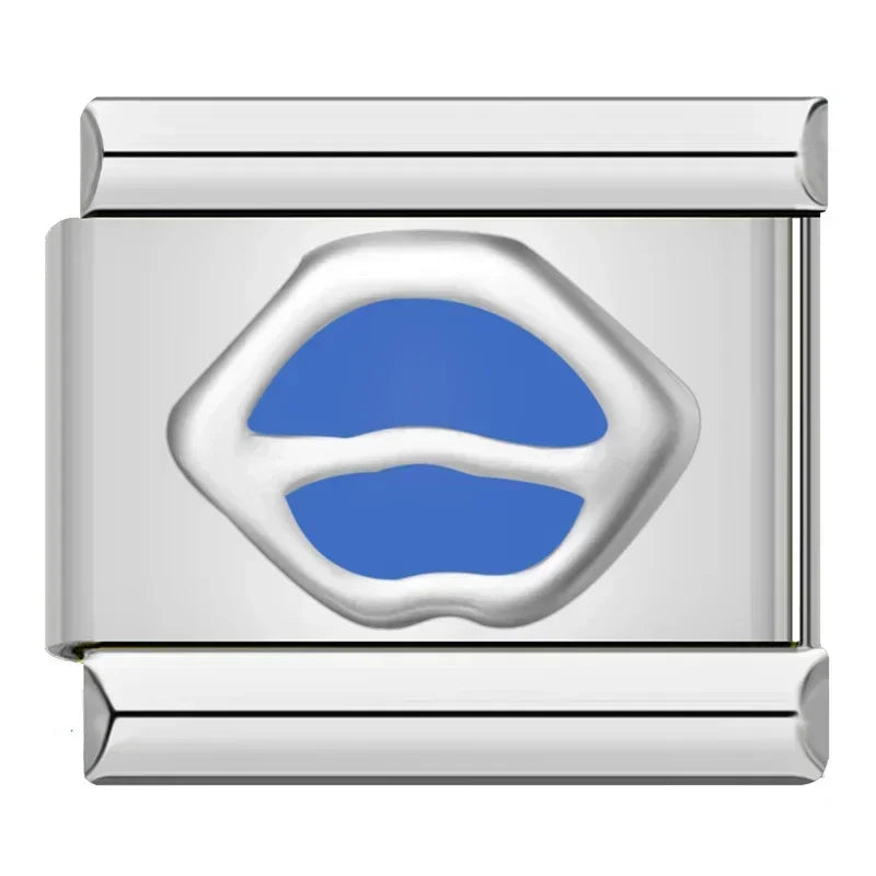 Charm Italiano Plano - Colección Símbolos y Amuletos (Cruz, Yin Yang, Moda)