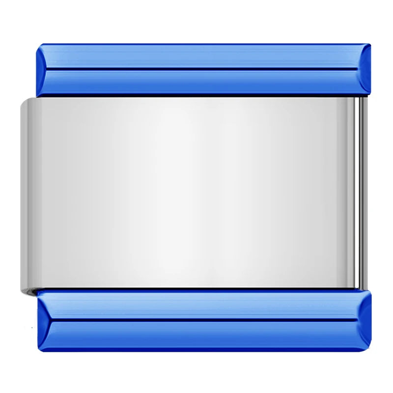 Charm Italiano Base - Eslabón Liso (Colores y Metales Variados)