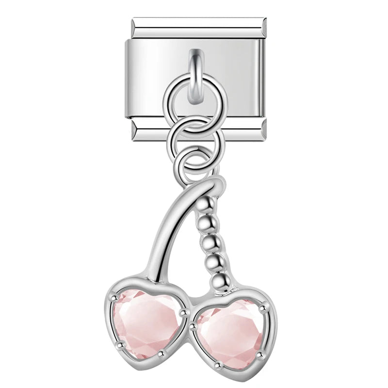 Charm Italiano Colgante - Colección Sueños Pastel (Mariposa, Nube, Estrella)