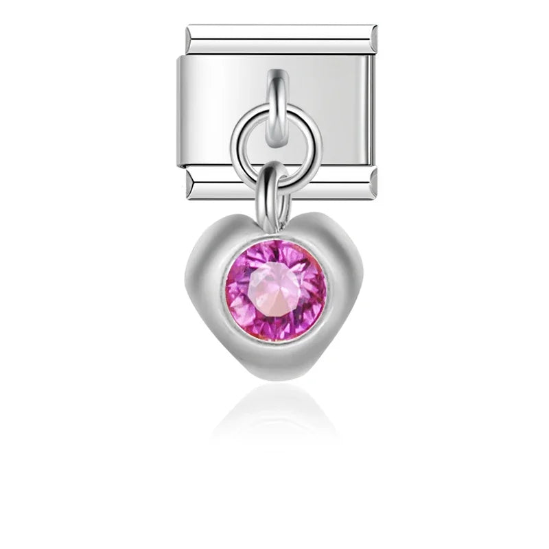 Charm Italiano Joya - Piedras de Nacimiento y Estilo Vintage (Gemstones)