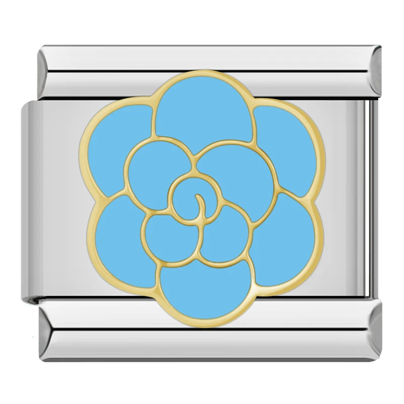 Charm Italiano Plano - Colección Jardín Botánico (Girasoles, Margaritas y Flores)