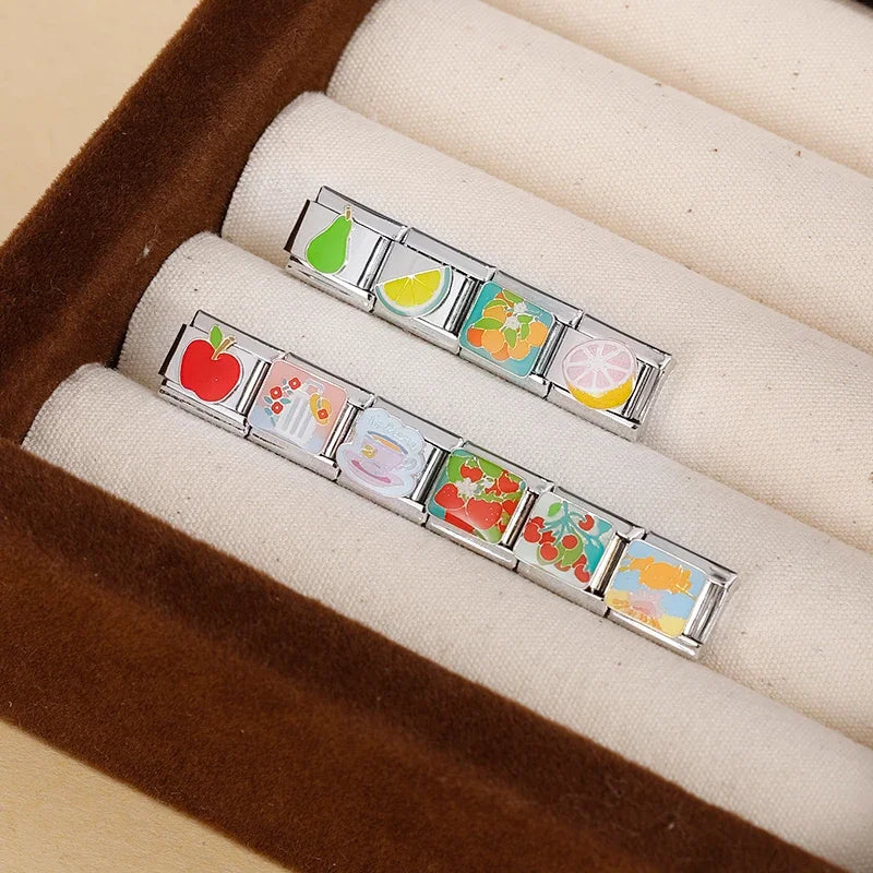 Charm Italiano Plano - Colección Personalidad y Declaraciones (Edgy & Frutal)