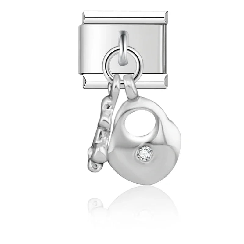 Charm Italiano Joya - Piedras de Nacimiento y Estilo Vintage (Gemstones)