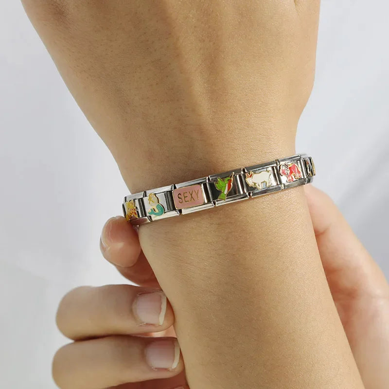 Charm Italiano Plano - Colección Tótems Animales (Unicornio, Fauna y Mascotas)