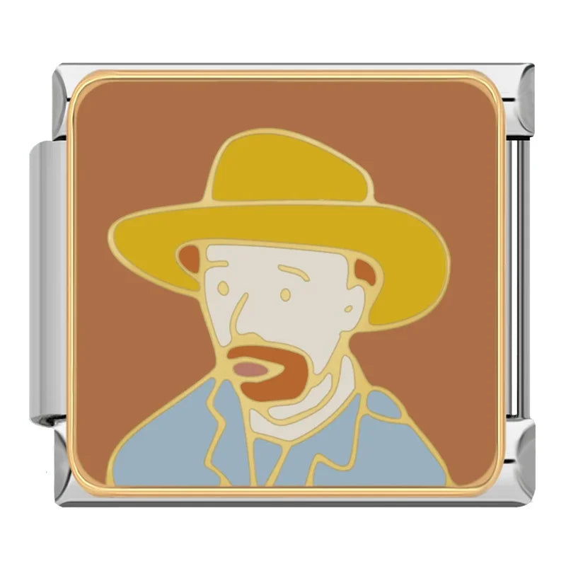 Charm Italiano Plano - Colección Grandes Maestros (Retratos de Pintura Clásica)