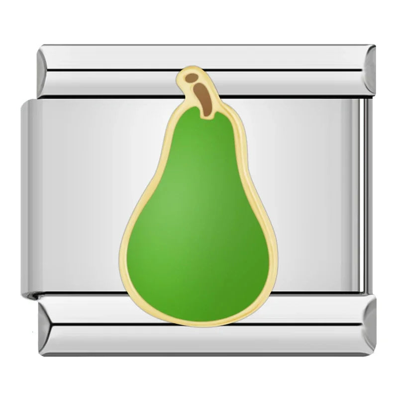 Charm Italiano Plano - Colección Personalidad y Declaraciones (Edgy & Frutal)