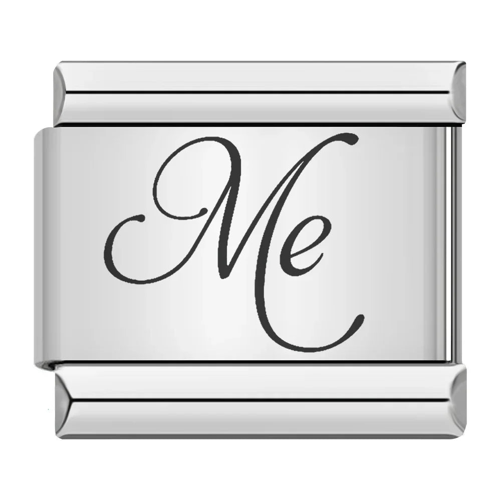 Charm Italiano Plano - Colección Lazos Familiares y Memoria (Homenaje Eterno)