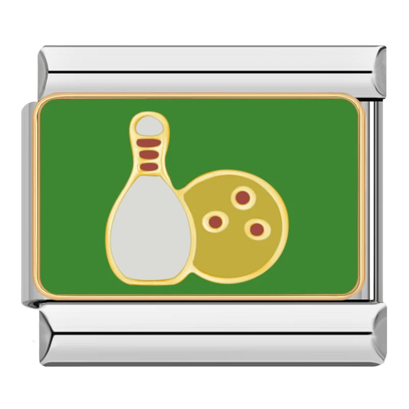 Charme italien plat - Collection Sports et Plein air (Basketball, Volleyball, Cyclisme)