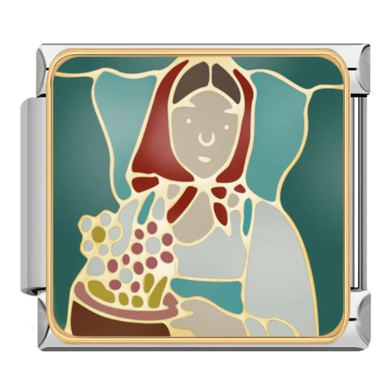 Charm Italiano Plano - Colección Diosas y Serenity (Retratos Femeninos)