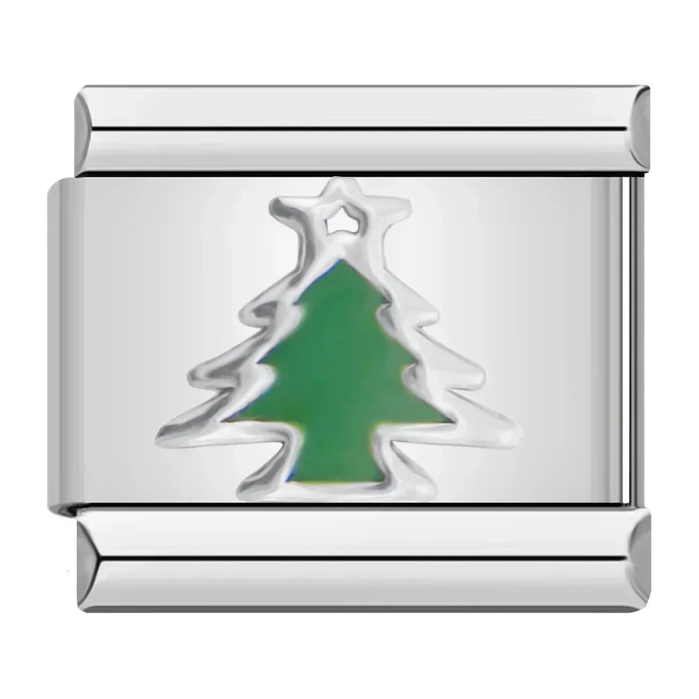 Charm Italiano Plano - Colección Símbolos y Amuletos (Cruz, Yin Yang, Moda)