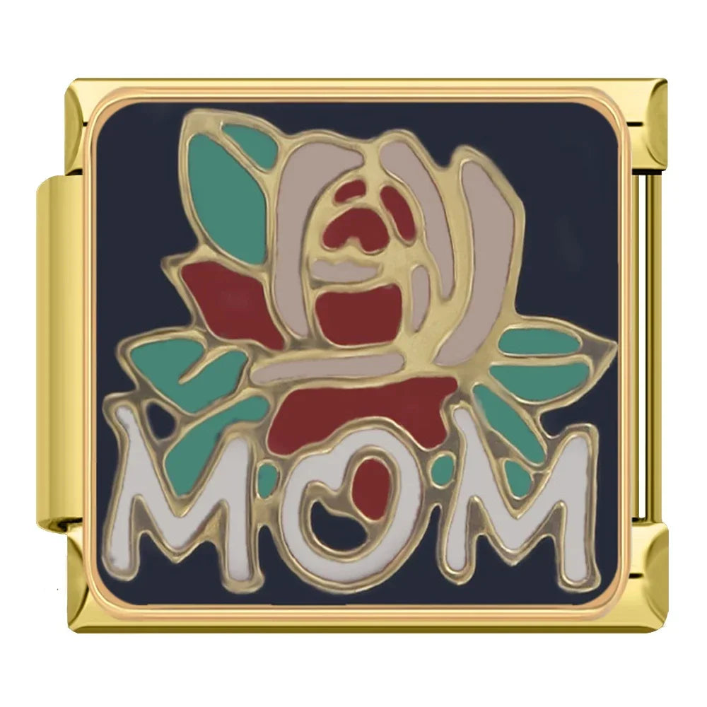 Charm Italiano Plano - Colección Pasiones y Recuerdos (Mamá, Retro, Viajes)