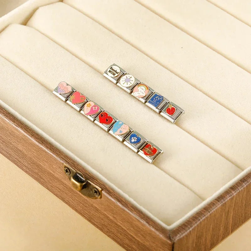 Charm Italiano Plano - Colección Sentimientos (Mascotas, Amistad y Familia)