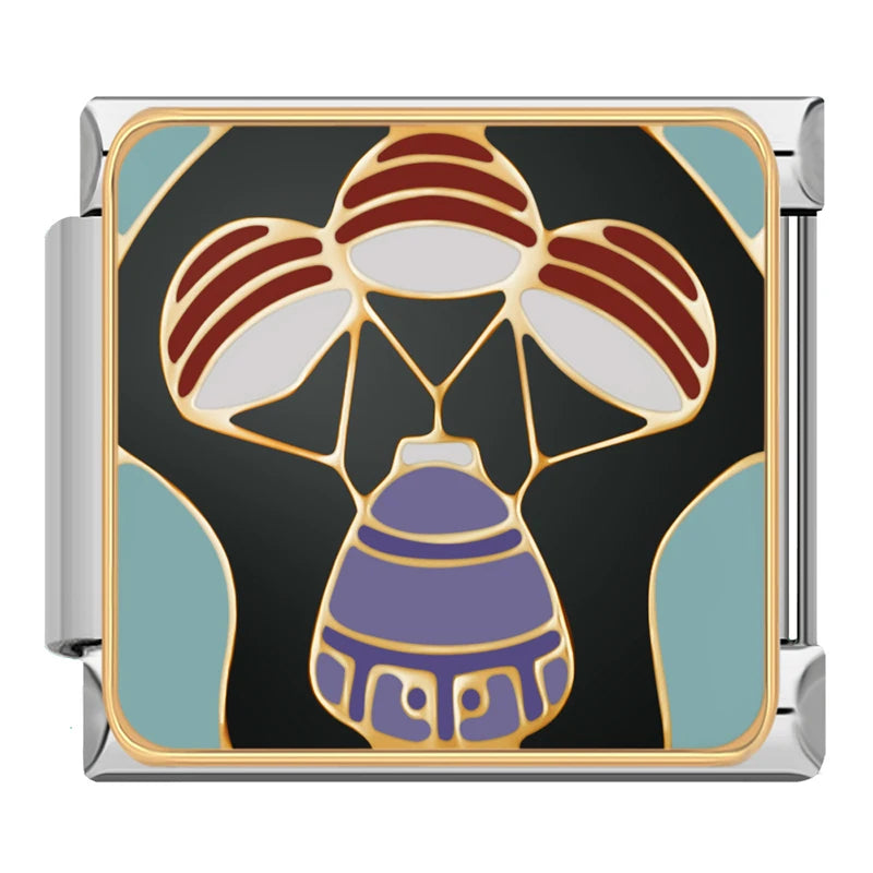 Charm Italiano Plano - Colección Galaxia y Ciencia (Espacio, Cohete, Alien)