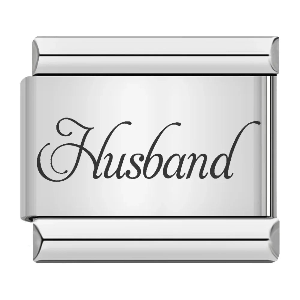 Charm Italiano Plano - Colección Lazos Familiares y Memoria (Homenaje Eterno)