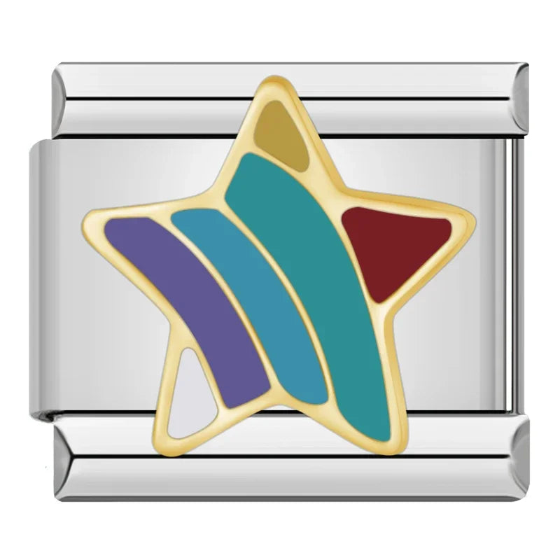 Charm Italiano Plano - Colección Magia Celestial y Holidays (Gato, Fantasma, Navidad)