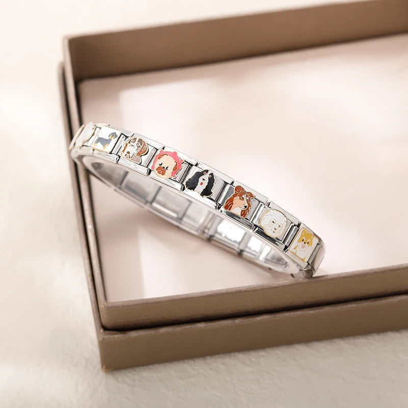 Charm Italiano Plano - Colección Amor Perruno (Retratos de Razas)