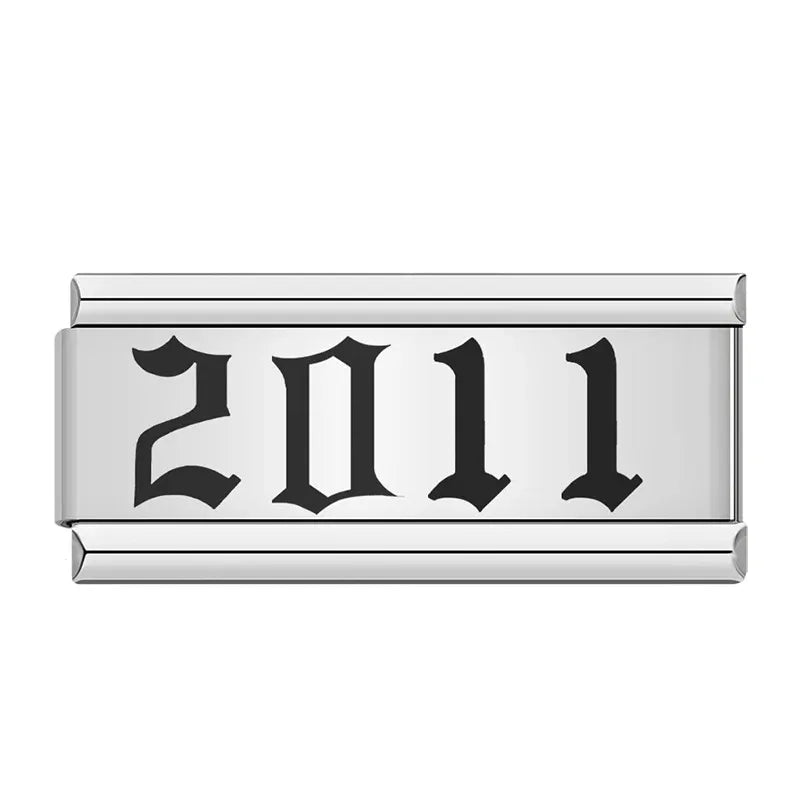 Charm Italiano Plano - Colección Años Memorables (Tu Fecha Especial)