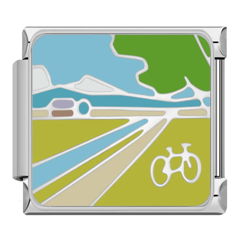 Charme italien plat - Collection Sports et Plein air (Basketball, Volleyball, Cyclisme)