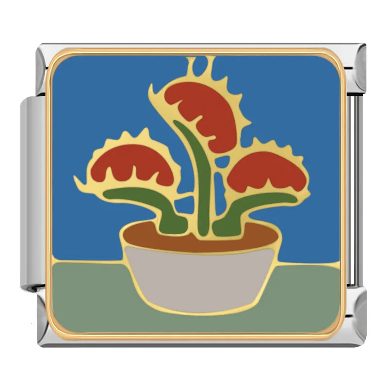 Charm Italiano Plano - Colección Jardín y Cosecha (Frutas, Flores y Plantas)