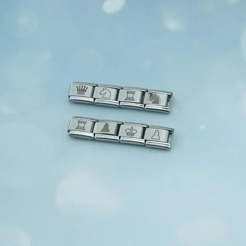 Flat Italian Charm - Chess, Games and Messages Collection (Girl Power)