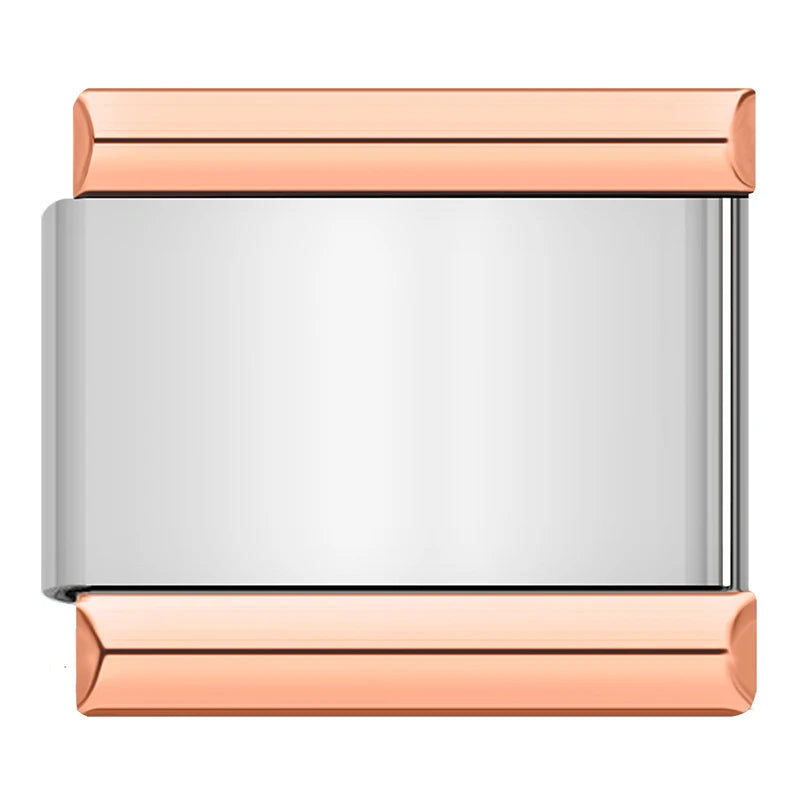 Charm Italiano Base - Eslabón Liso (Colores y Metales Variados)