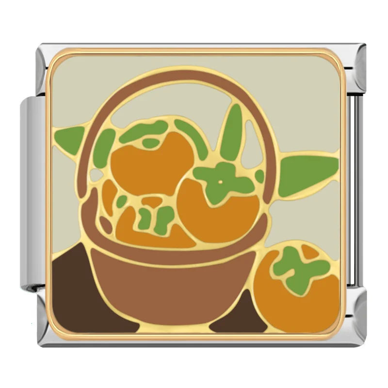 Charm Italiano Plano - Colección Jardín y Cosecha (Frutas, Flores y Plantas)