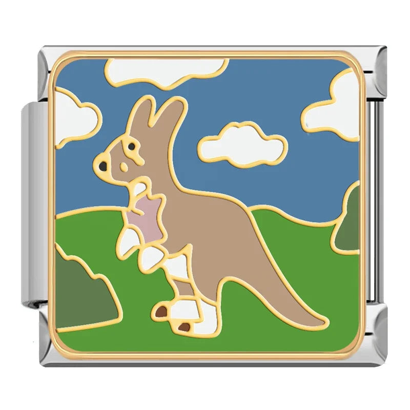 Charm Italiano Plano - Colección Viajes Exóticos (Fauna Global y Culturas)