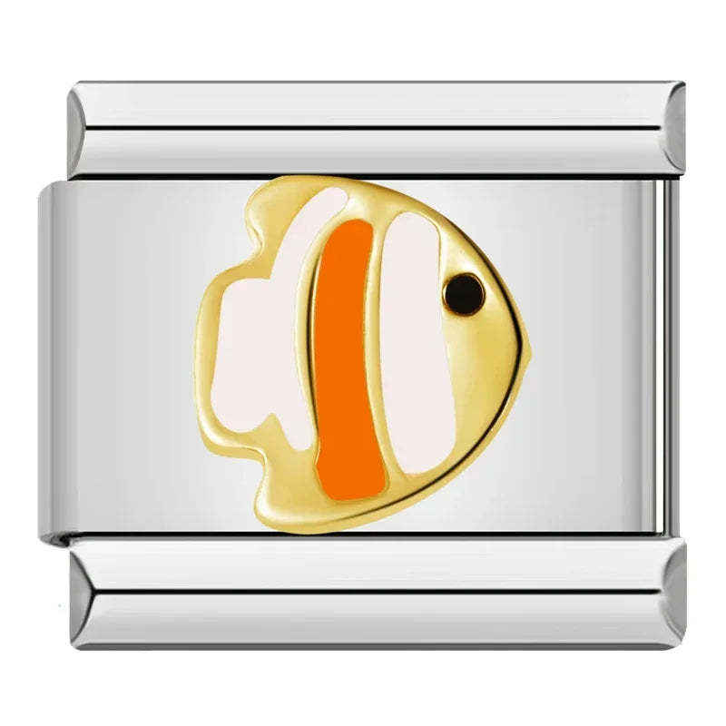 Charm Italiano Plano - Colección Reino Animal (Mascotas, Fauna y Unicornios)